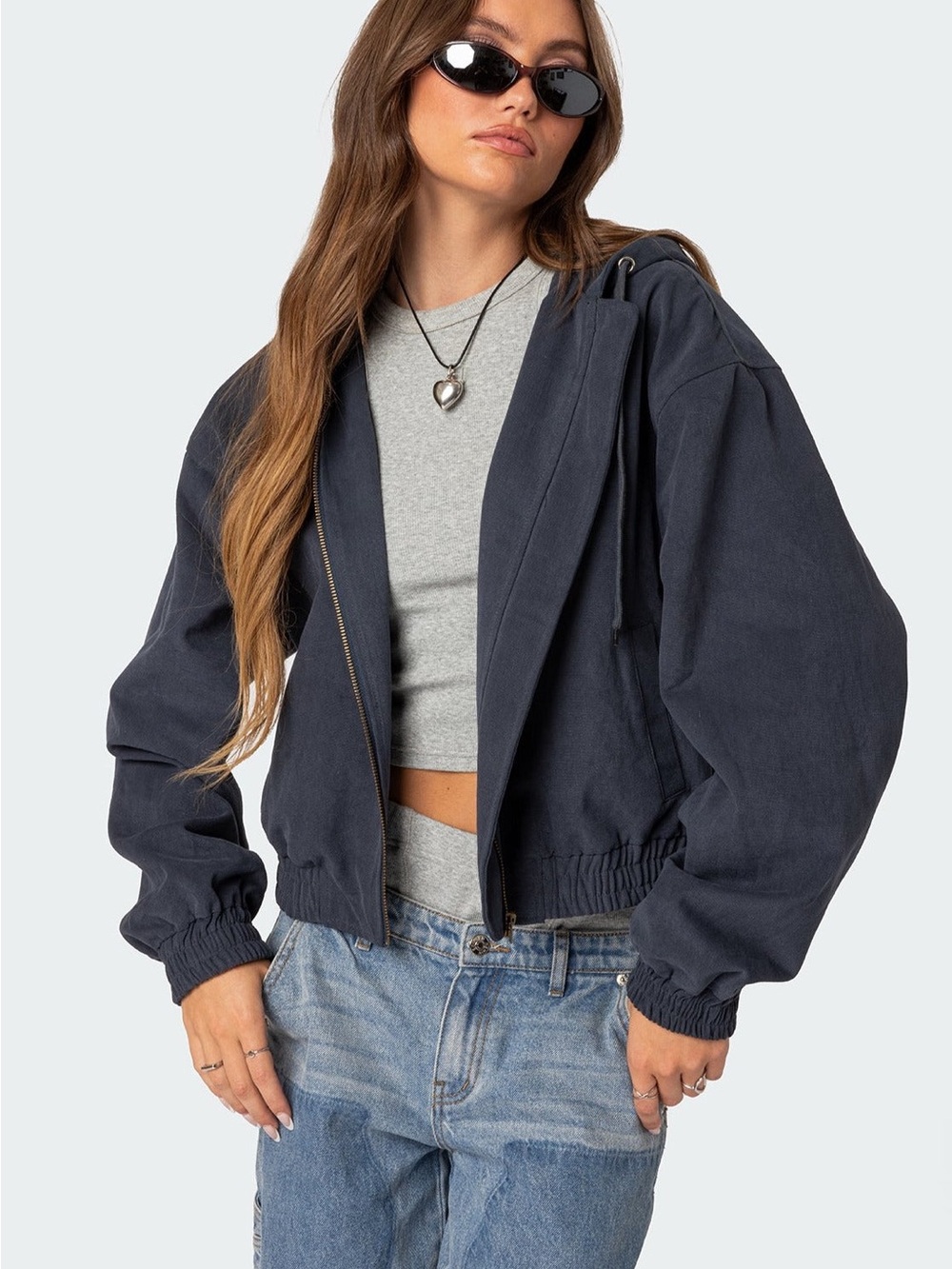 Edikted Milly Oversized Cropped Jachet